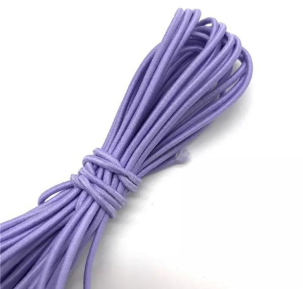 11162115 Elastico tubular 2mm color lila 3m