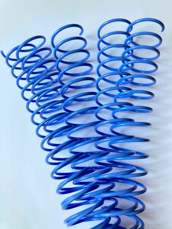 44103504 - 5 piezas de Espiral plástico Azul 25 mm
