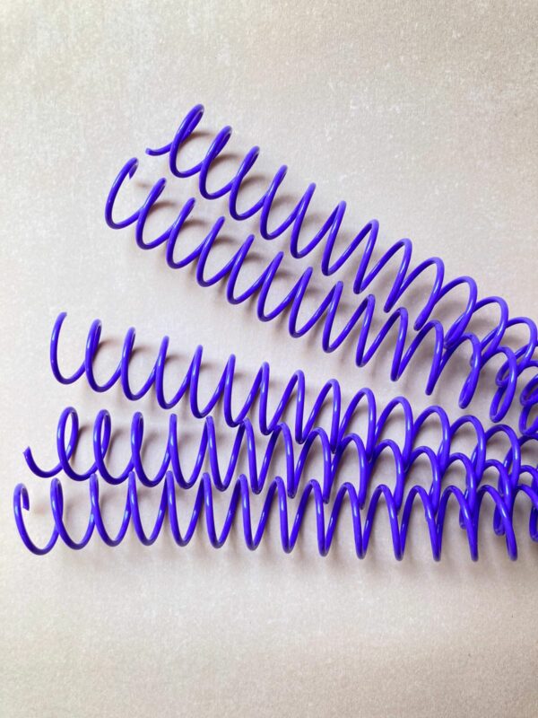 44103504 - 5 piezas de Espiral plástico Morado 25 mm