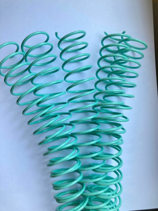 44103504 - 5 pzas Espiral plástico Menta  2:1 15 mm