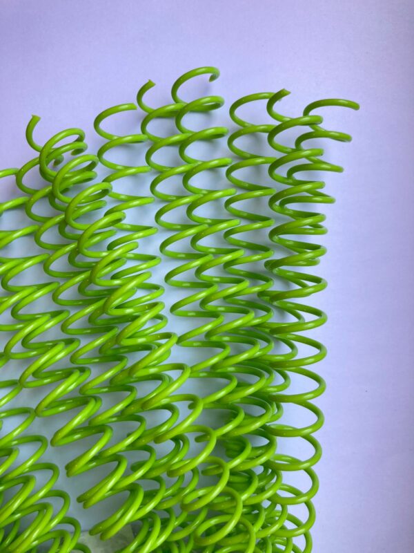44103504 - 5 piezas de Espiral plástico Verde Limón 30 mm