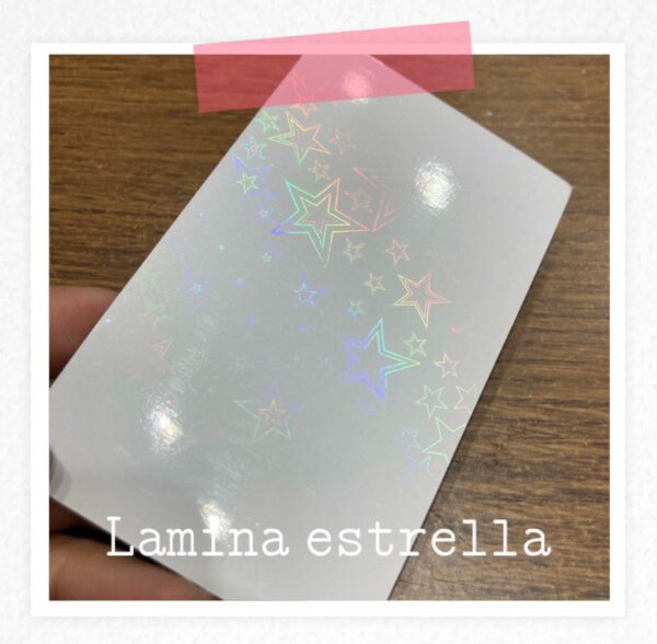 13111211 Lamina Holográfica Estrella 25 metros