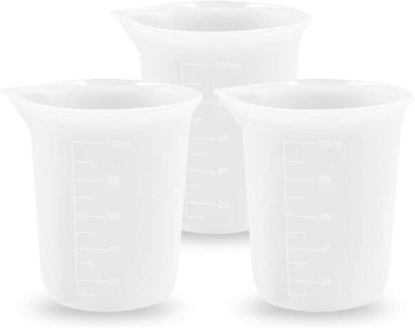 52151607 Vaso medidor de silicona de 100 ml para resina