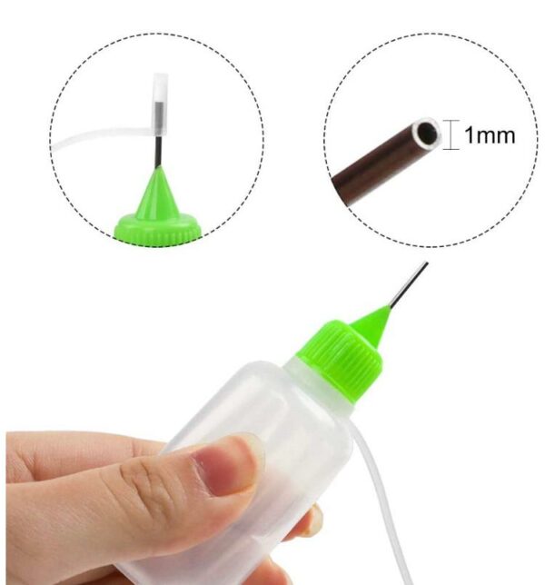 Bote plástico con punta de precisión 100ml - Image 2
