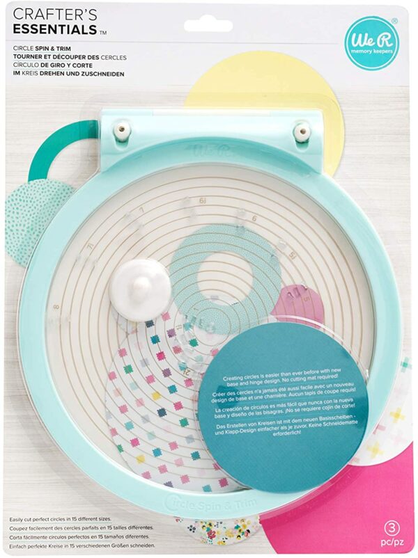 Recortadora circular - Círculo de giro y corte WE R Memory Keepers Circle Spin and Trim 660091