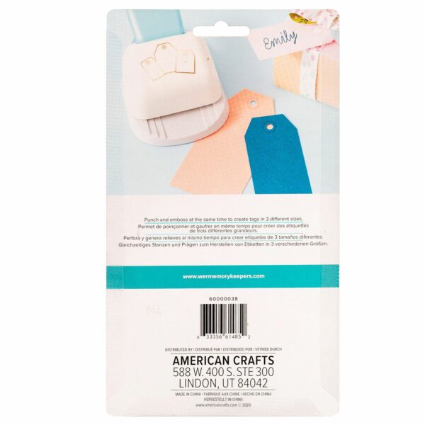 44121611 3 in 1 - Punch Angled Tag/ Perforadora 3 en 1 - Etiqueta (Tag) recta - Image 3