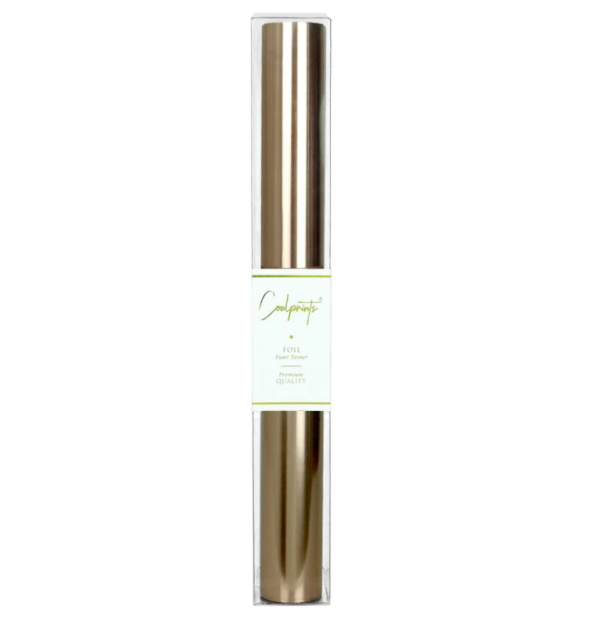 14111525 Foil para toner - Color Oro Rosado 10m - Marca Cool Prints