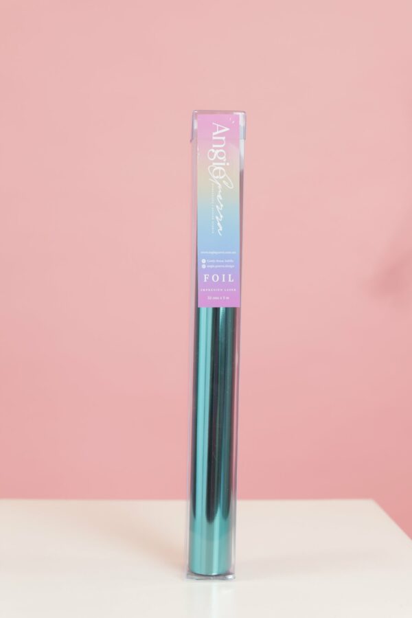 14111525 Foil para toner - Color Aqua 3 m - Marca Angie Guerra