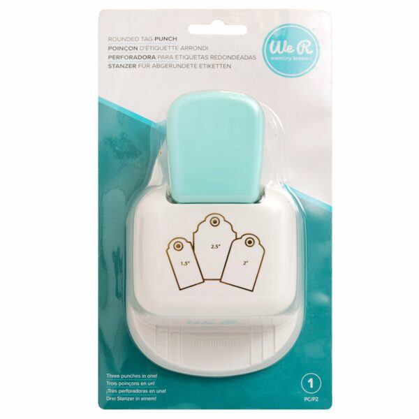 44121611 3 in 1 - Punch Rounded Tag/ Perforadora Tags Redonda