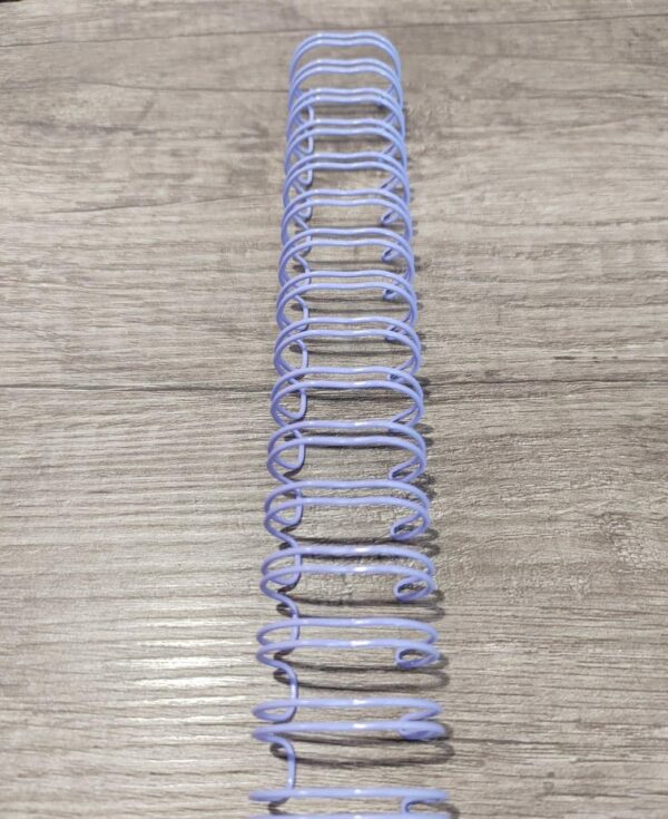 44103504 Arillo Metálico 2:1  7/8" Violeta Pastel 16 aros, paquete de 10 pzas