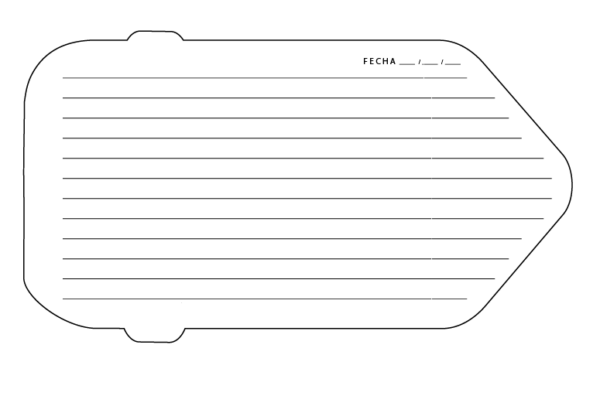 44111516 Interior impreso ambos lados- Forma de lápiz 1 millar 16.5 x 9.5 cm