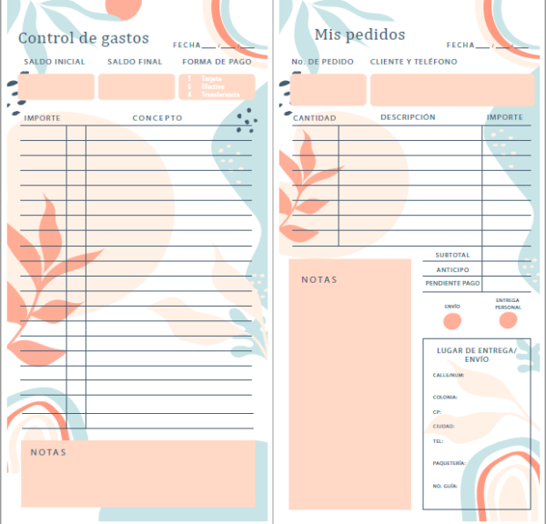 Archivo Digital - 3 en uno: Pedidos - Planner diario - Control de gastos - Image 2