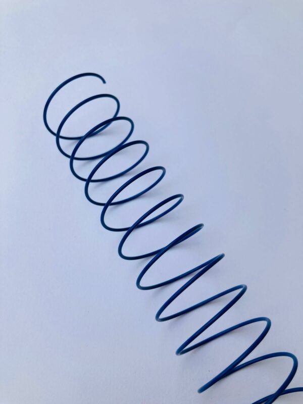 Espiral metálico 2:1 - Color Azul medida 30mm