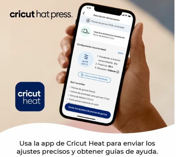 PLANCHA PARA GORRAS HAT PRESS CRICUT - Image 2