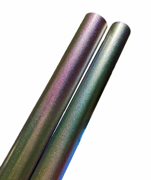 44121635 Rollo de vinil textil 30cm x 50cm. Color Aurora multicolor