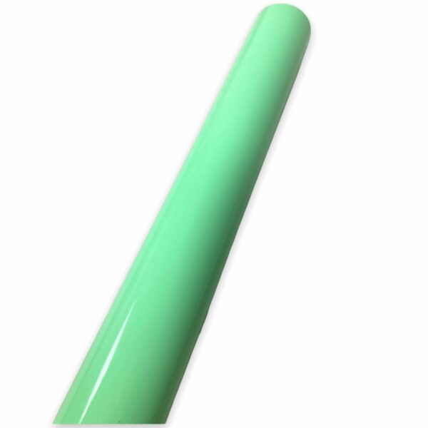 44121635 Rollo de vinil textil 30 cm x 60cm. Color Verde menta