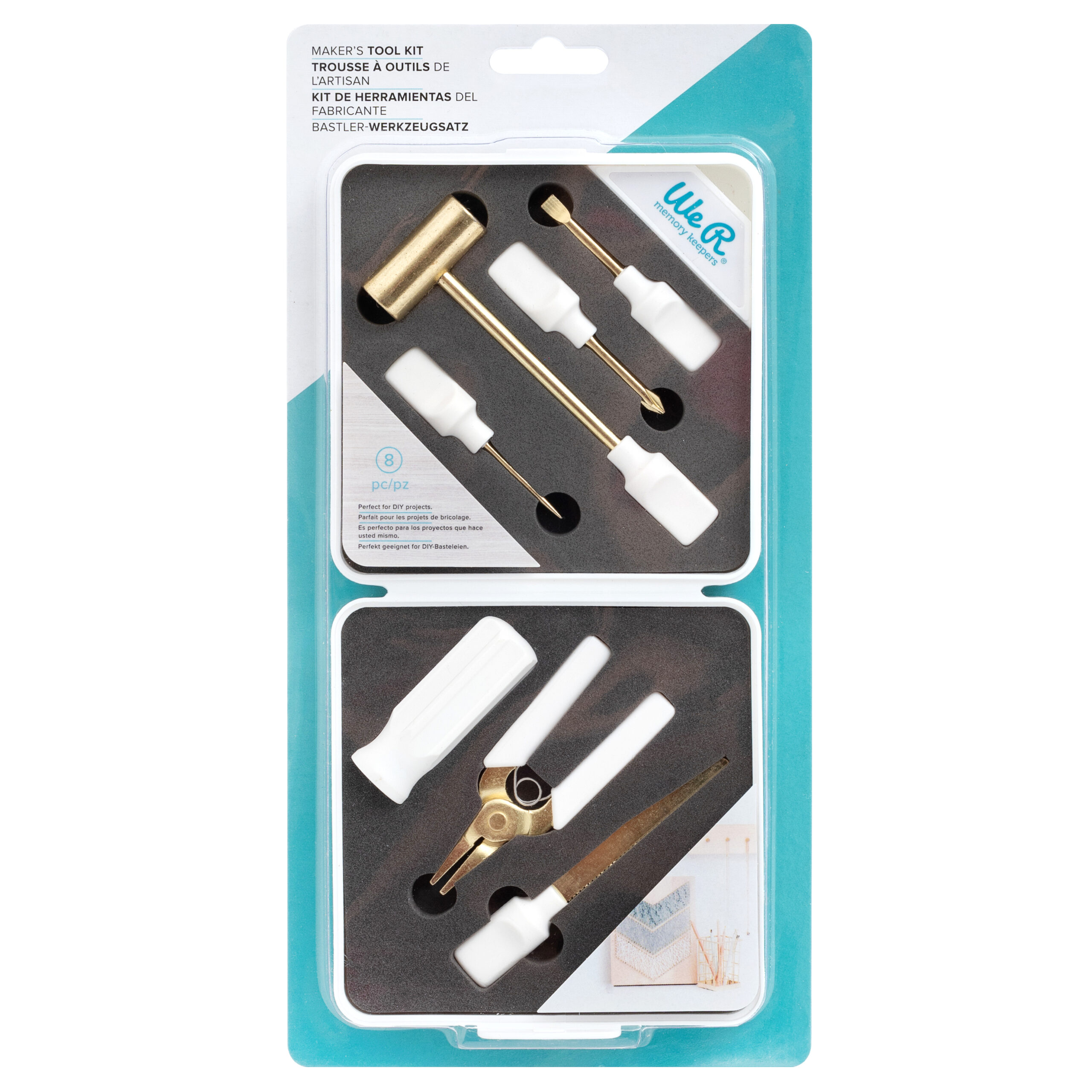 44121618 We R Memory Keepers Maker Mini Tool 8 pc Kit 660602 – Happy Hobby  Scrap