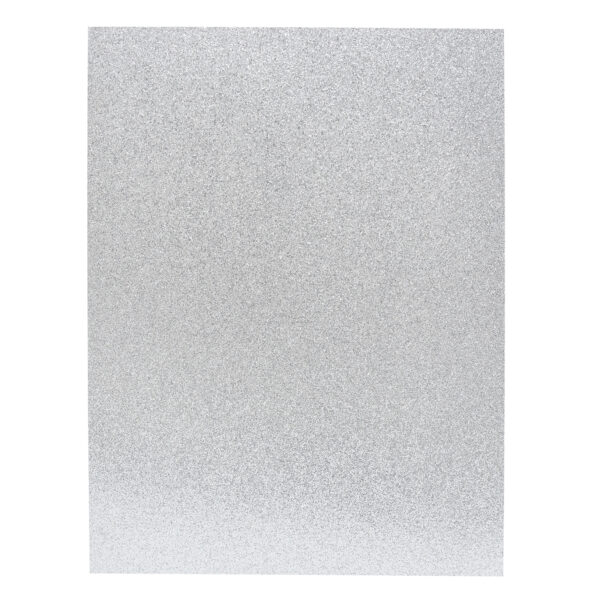 Cartulina Glitter 8.5" x 11"  SILVER 355987