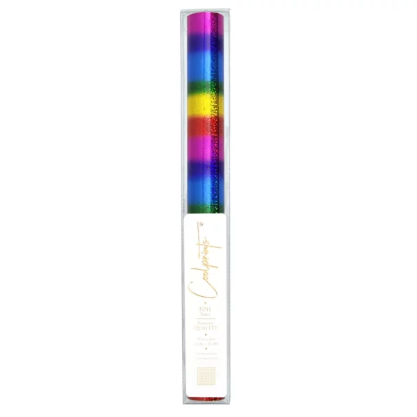 14111525 Foil para toner - Color Arcoiris Confetti 10m - Marca Cool Prints