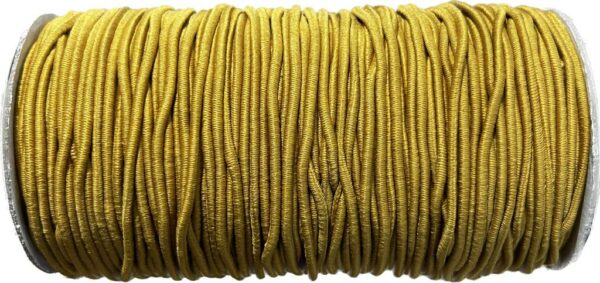 11162115 Elastico tubular 2mm color mostaza carrete 100m
