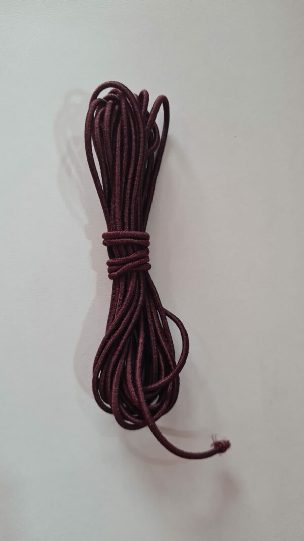 11162115 Elastico tubular 2mm color Cereza 3m