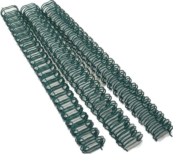 44103504 Arillo Metálico 2:1  5/8" Verde Azul 22 AROS - Paquete 10 pzas