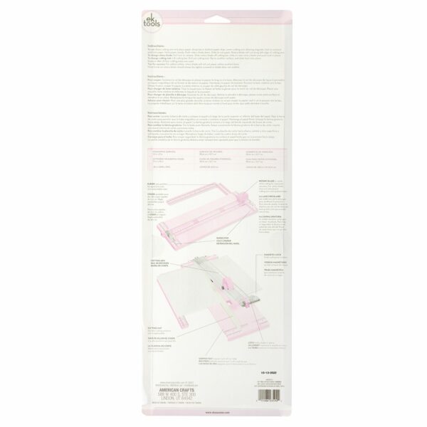 EKT Pink Rotary Ppr TRMR - Cortadora rotativa de papel color rosa 54000012 - Image 3