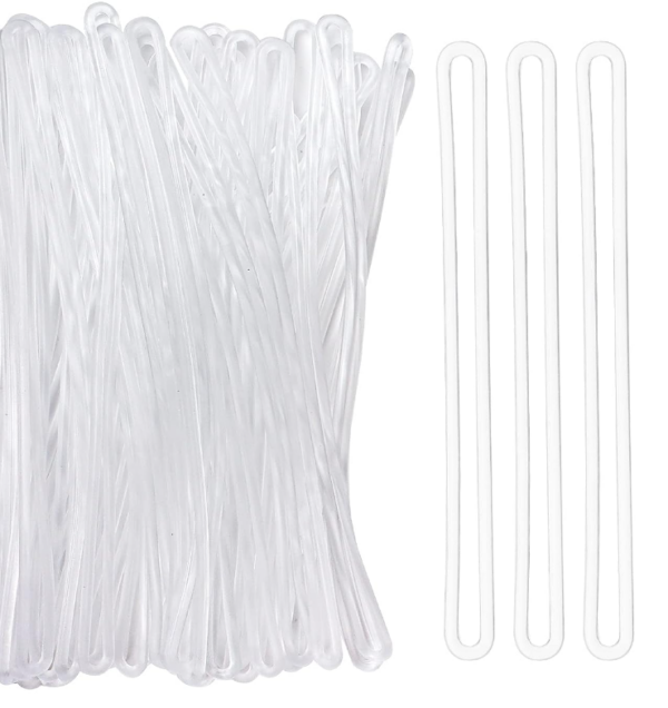 Loops transparentes - correas transparentes 50 piezas