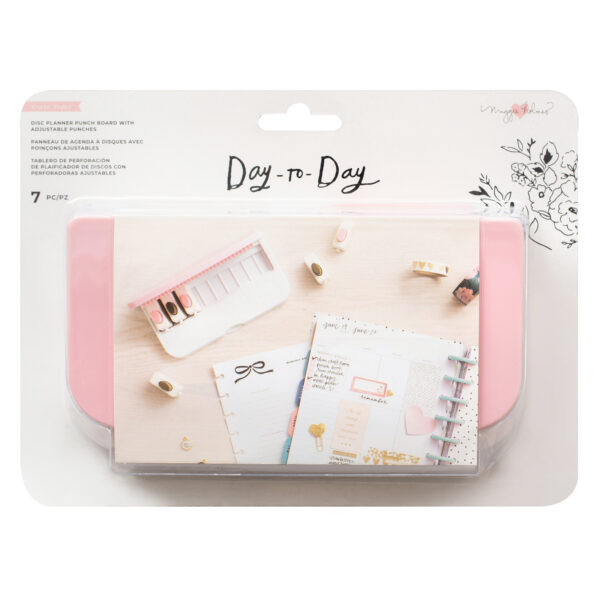 44121611 Disc Planner - Tablero de perforación de planificador de discos con perforadoras ajustables (7 PIEZAS) 373044
