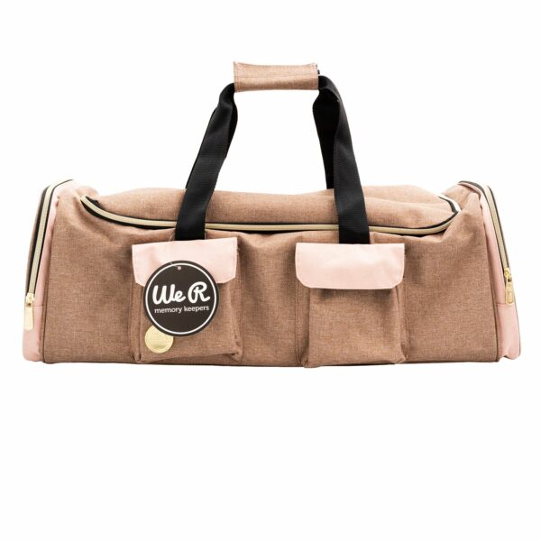CRAFTER'S BACKPACK - Mochila para plotter de taupe y rosa 663153