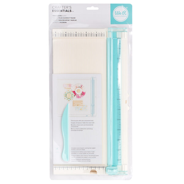 Trim and score board; / Tabla de Corte y Dobleces Aqua 660071