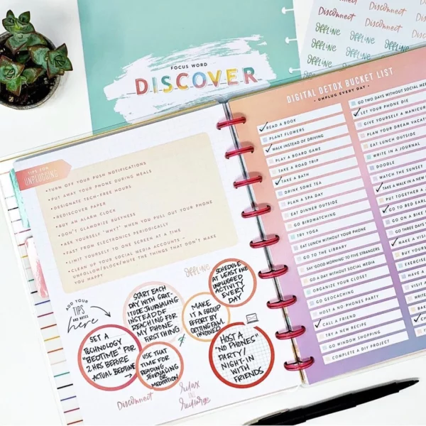 Happy Planner - Planner Accessories - Digital Detox. PLCR-01 - Image 4
