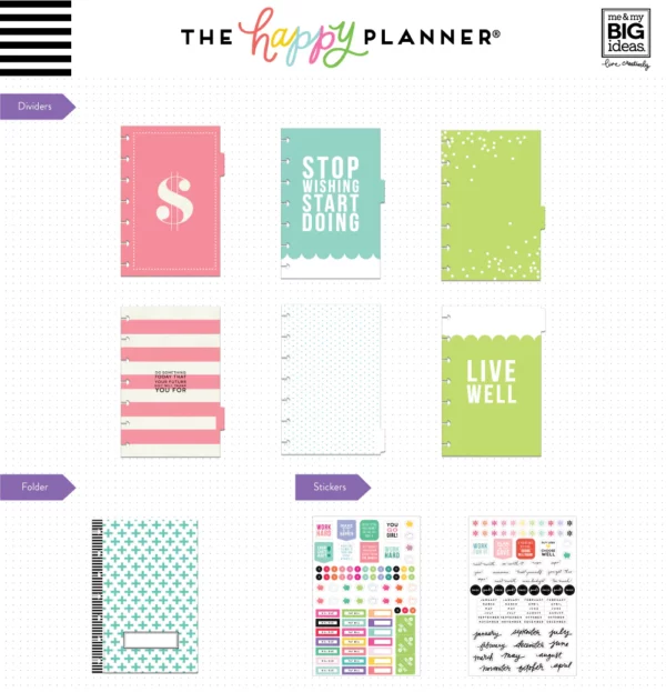 Happy Planner - Filler Mini Paper - Edición presupuesto sin fechas. MONM-03 - Image 3