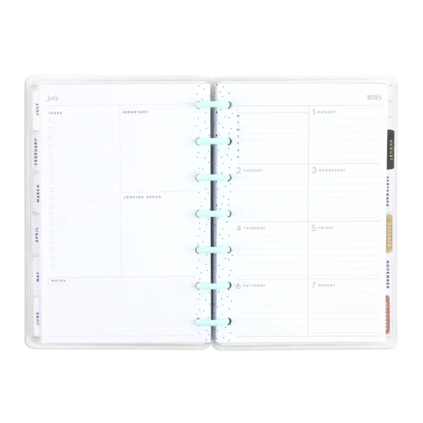 Happy Planner - MINI Planner 2024 - Tiny Florals Happy Planner. PPMD12-144 - Image 3
