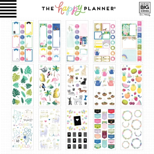 Happy Planner - Paquete Stickers - HAPPY ILLUSTRATIONS. PPSV-116-3048 - Image 3