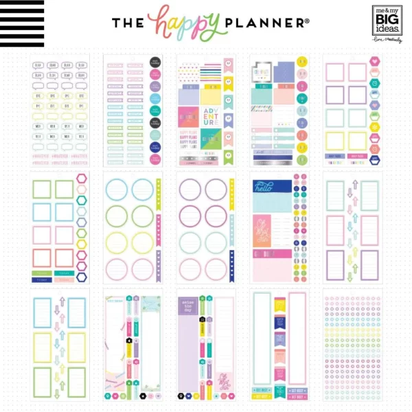 Happy Planner - Paquete Stickers - NEON LIGHTS. PPSV-118-3048 - Image 3