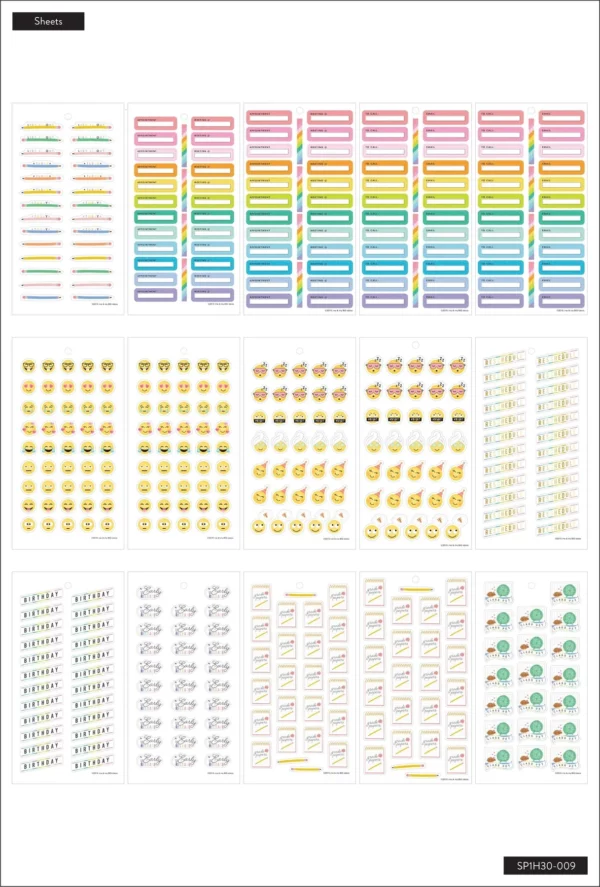 Happy Planner - Paquete Stickers - TEACHER ICONS. SP1H30-009 - Image 2