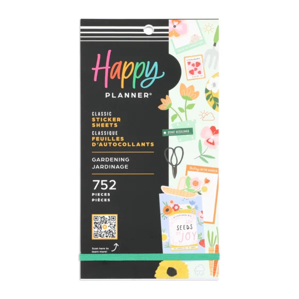 Happy Planner - Paquete Stickers - Gardening. SVP130-258