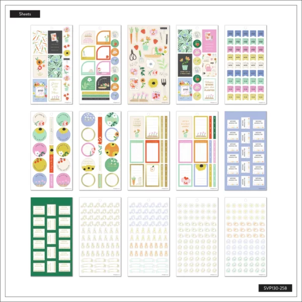 Happy Planner - Paquete Stickers - Gardening. SVP130-258 - Image 5