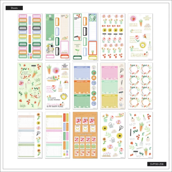 Happy Planner - Paquete Stickers - Gardening. SVP130-258 - Image 6