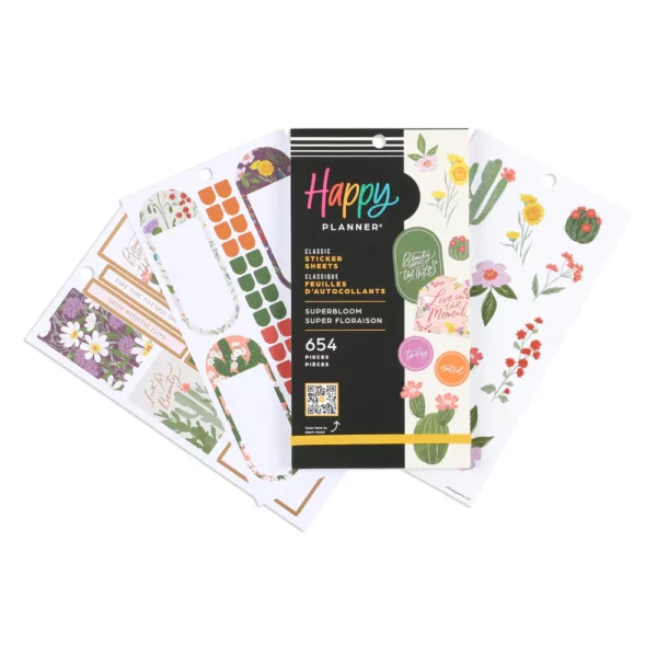 Happy Planner - Paquete Stickers - Superbloom. SVP130-271 - Image 7