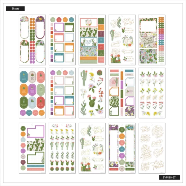Happy Planner - Paquete Stickers - Superbloom. SVP130-271 - Image 5