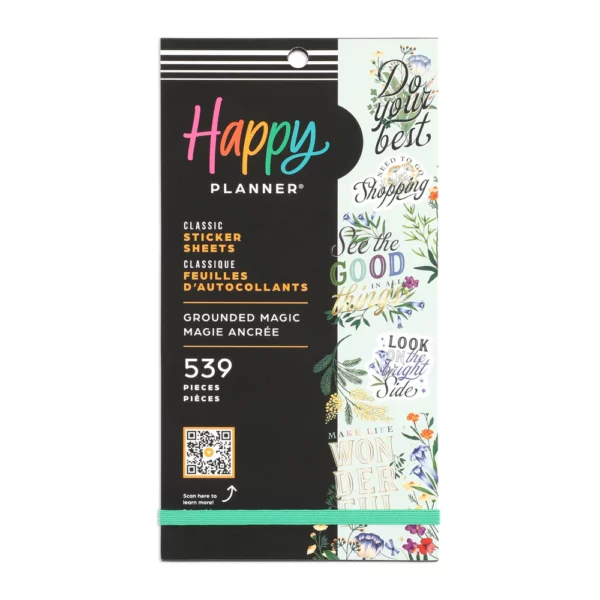 Happy Planner - Paquete Stickers - Grounded Magic. SVP130-274