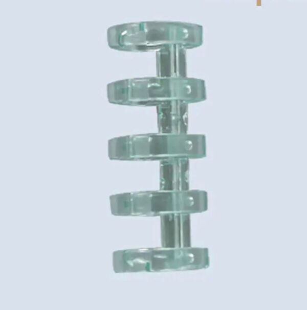 Anillo de carpeta para hojas sueltas Color Aqua- 5 agujeros
