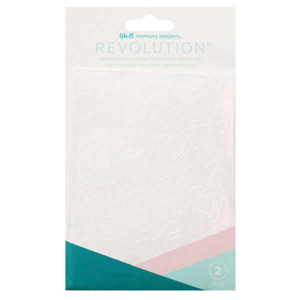 23251802 Carpeta de Embossing Revolution -FLORES (2 PIEZAS) 661200