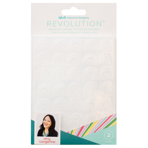 23251802 Carpeta de Embossing Revolution - AMY TANGERINE (2 PIEZAS) 661203
