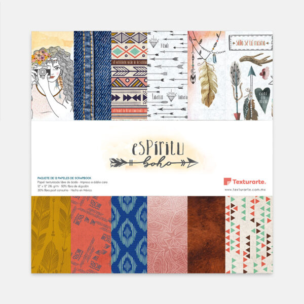 14111519 Colección "Espiritu Boho" (12 hojas)