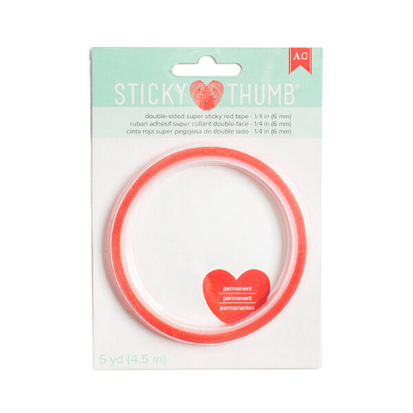 31201505 Red Tape -  Cinta Doble - 1/4 Pulgada - 5 Yardas 340263