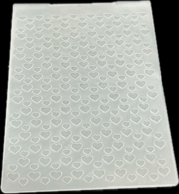 23251802 Carpeta de Embossing Corazones (Happy Hobby Scrap)