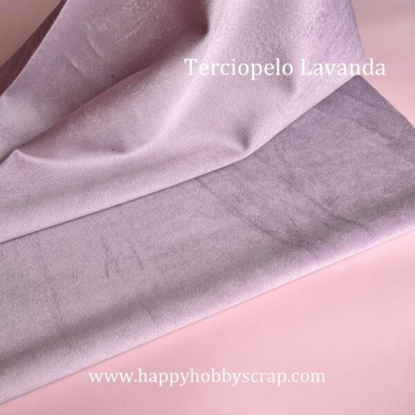 44121635 Vinipiel Terciopelo Lavanda 30 x 60cm